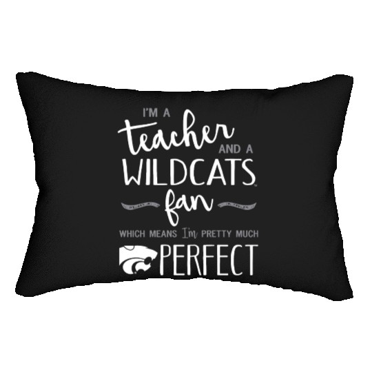 I Am A Teacher And A Wildcats Fan Which Means I Am Lumbar Pillows