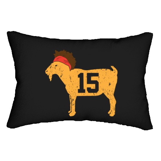GOAT Number 15 MVP Lumbar Pillows