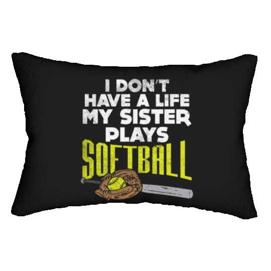 Softball Sister Lumbar Pillows