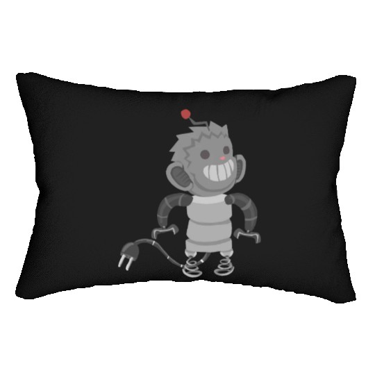Robot Monkey Lumbar Pillows