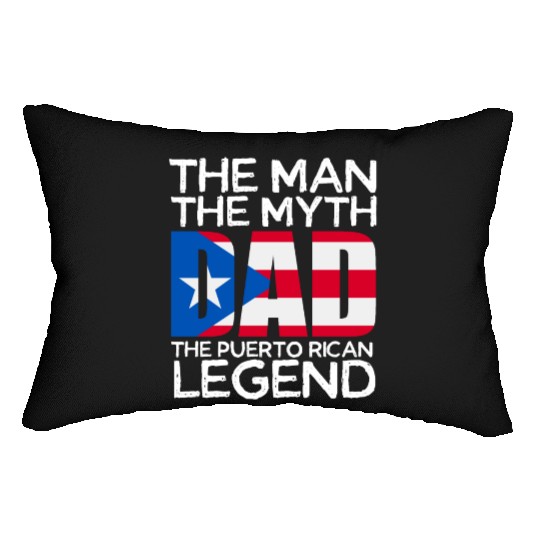 Puerto Rico Gifts For Dad Fathers Day Puerto Rican Lumbar Pillows
