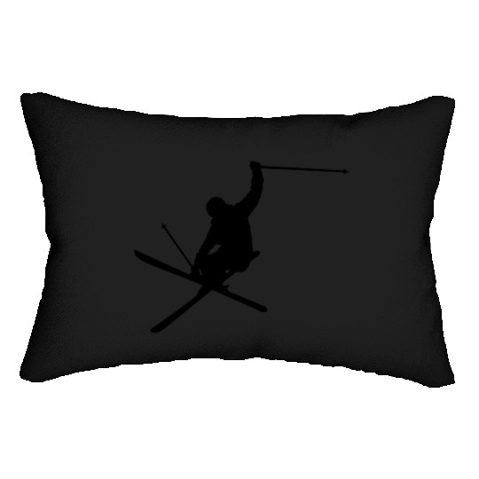 skiing Lumbar Pillows