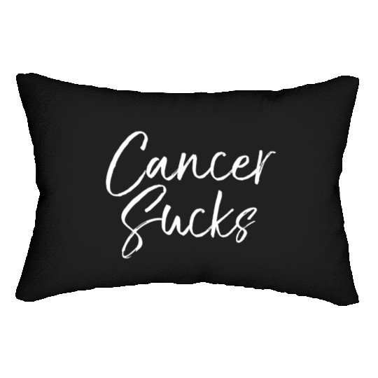 CANCER SUCKS Lumbar Pillows