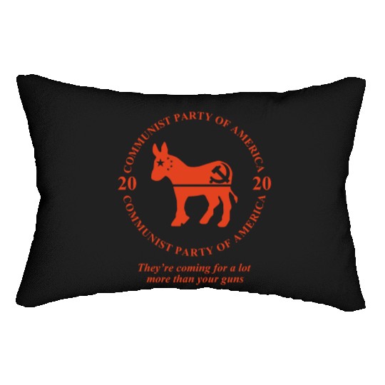 Communist Party of America Lumbar Pillows
