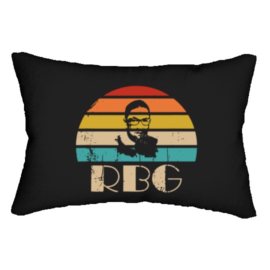 Vintage Notorious RBG Lumbar Pillows Ruth Bader Ginsburg