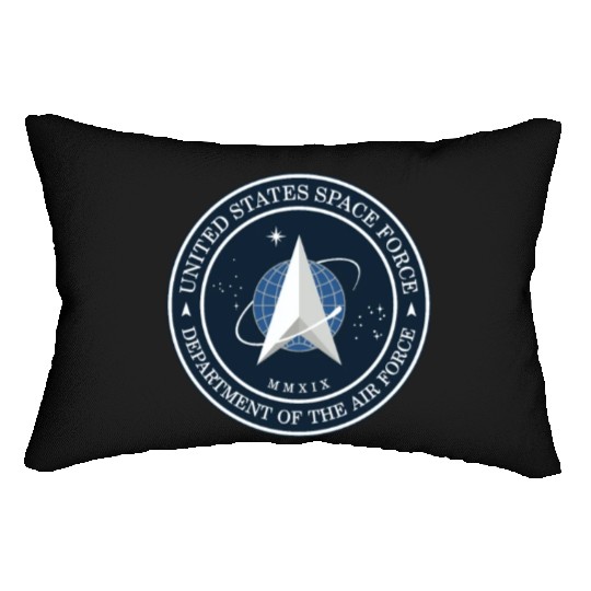 New Space Force Logo 2020 USSF Lumbar Pillows