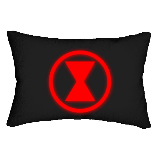 Neon Black Widow Lumbar Pillows