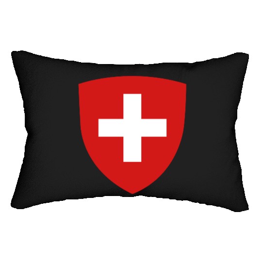 Swiss Switzerland Flag Swiss Cross Alps Lumbar Pillows