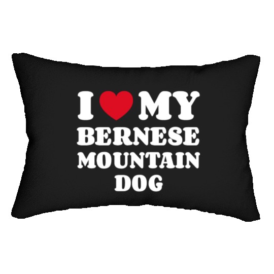 Bernese Mountain Dog Lumbar Pillows