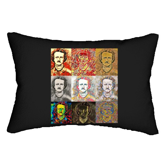 Unique Portrait Reveals Young Edgar Allan Poe Lumbar Pillows