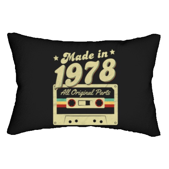 Made in 1978 Lumbar Pillows