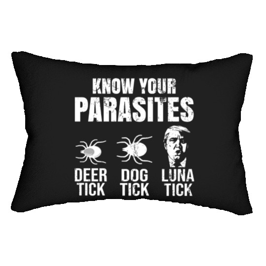 Know Your Lunatic- Funny Anti Trump Lumbar Pillows