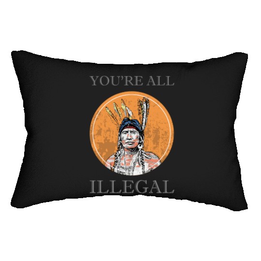 Columbus Day, Columbus Day People, Columbus Day Lumbar Pillows