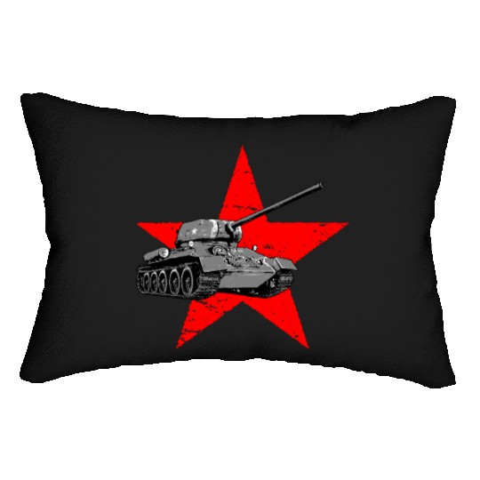 T-34-85 Soviet medium tank Lumbar Pillows