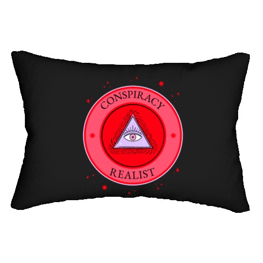 conspiracy realist for conspiracy theorists free t Lumbar Pillows