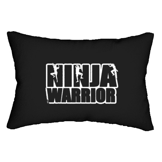 Ninja Warrior Warped Wall Climbing for Real Ninjas Lumbar Pillows