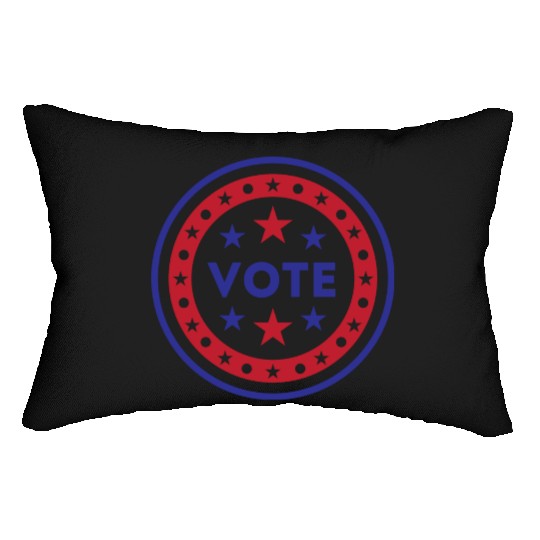 Vote US Election 2020 stars and stripes Lumbar Pillows