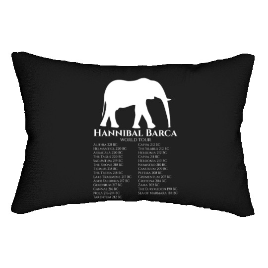 Hannibal Barca World Tour - Carthaginian Empire Lumbar Pillows