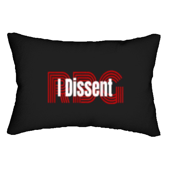 I dissent RBG Lumbar Pillows