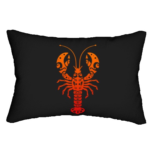 Maori Lobster Polynesian T Tattoo Gift Idea Lumbar Pillows