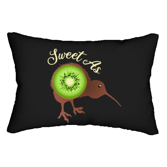 Sweet as Kiwi New Zealand Funny Gift Idea Lumbar Pillows