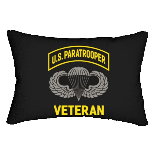 Us Paratrooper Airborne Division Army Veteran Lumbar Pillows