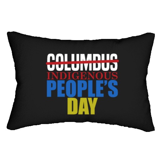 Columbus Indigenous People's Day Indian Native Ame Lumbar Pillows
