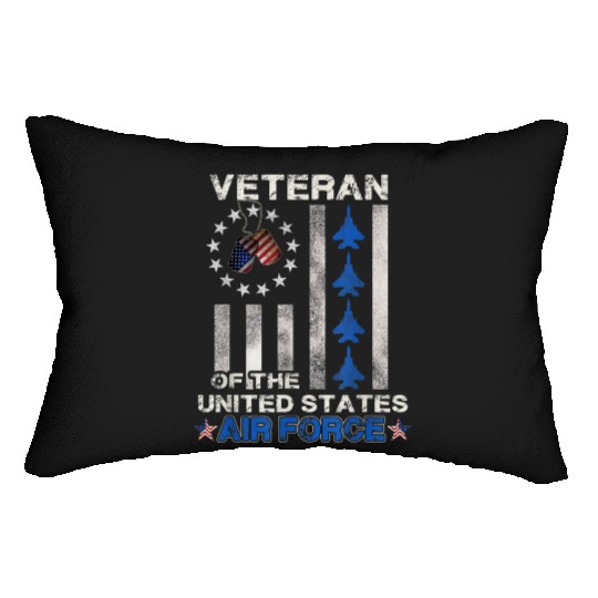 Veteran Of The United States Air Force US Air Lumbar Pillows