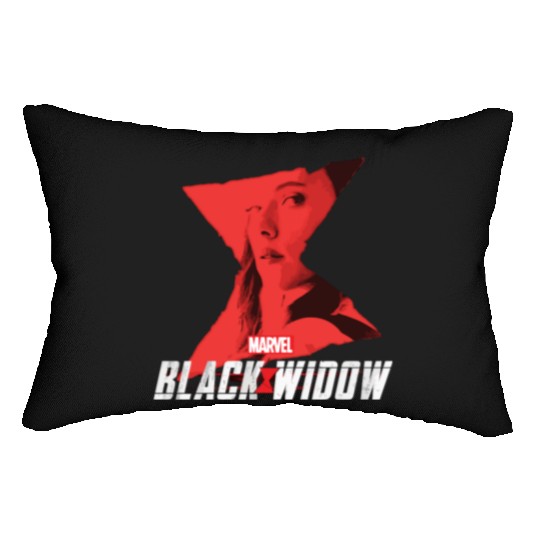 Marvel Black Widow Natasha Romanoff Hourglass Lumbar Pillows