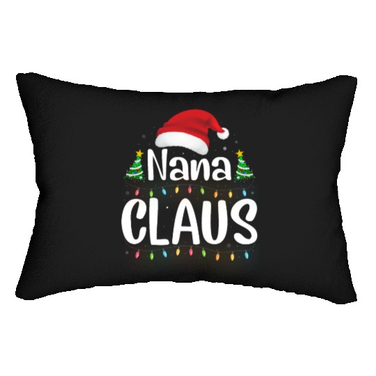Funny Santa Nana Claus Christmas Family Matching Lumbar Pillows