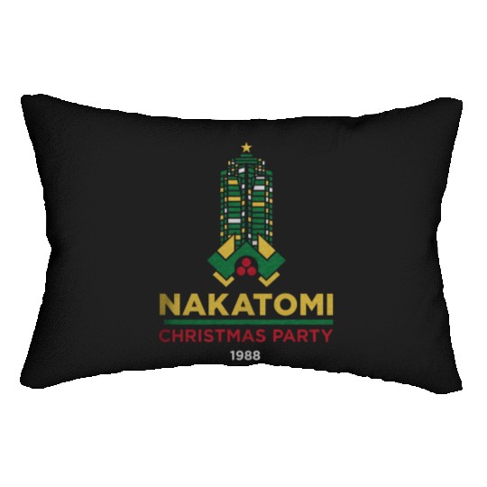 Die Hard Nakatomi Christmas Party 1988 Lumbar Pillows