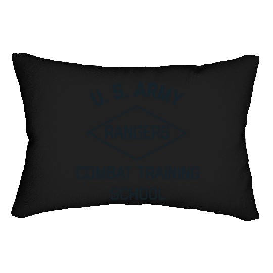 Us Army Ranger Combat Training School Ww2 Vintage Lumbar Pillows
