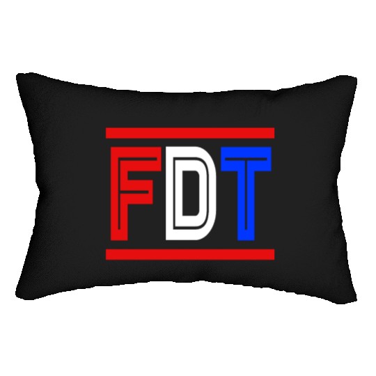 Biden Kamala Funny Anti Trump FDT Donald Trump Lumbar Pillows