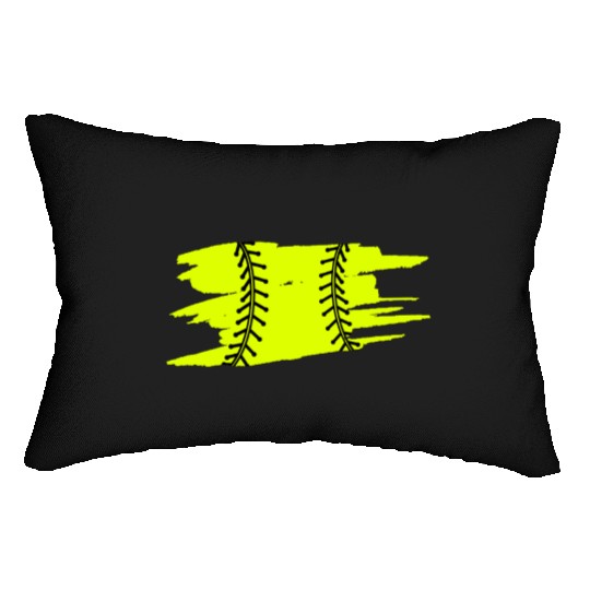Softball Catcher Baseball Pitcher Bat Ball Player Lumbar Pillows