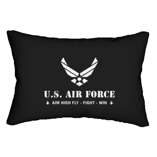 US Air Force Aim High Fly-Fight-Win Lumbar Pillows