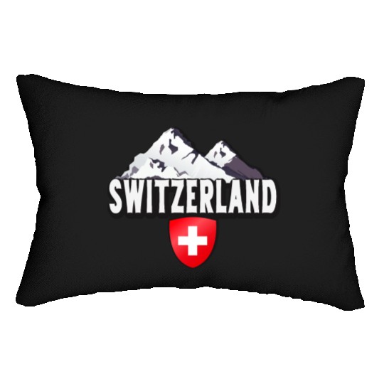Switzerland Home Mountains Swiss Lumbar Pillows