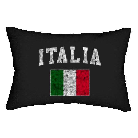 Italia Lumbar Pillows Italian Flag Italy Gift Love Souven