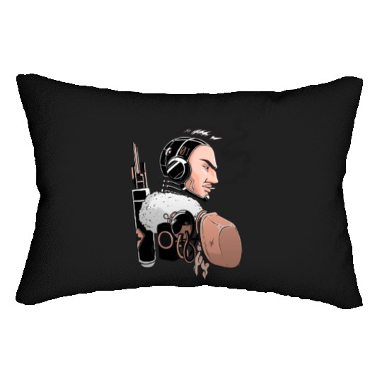 programmer Lumbar Pillows gift robot fan Lumbar Pillows