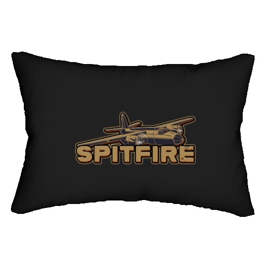 SPITFIRE SUPERMARINE WW2 FIGHTER PLANE Gift Lumbar Pillows