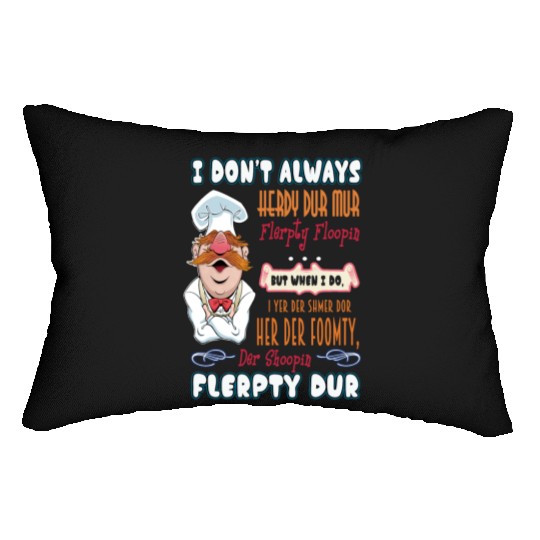 Funny Swedish Chef Lumbar Pillows