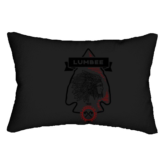 Lumbee Tribe Native American Indian Proud Arrow Lumbar Pillows