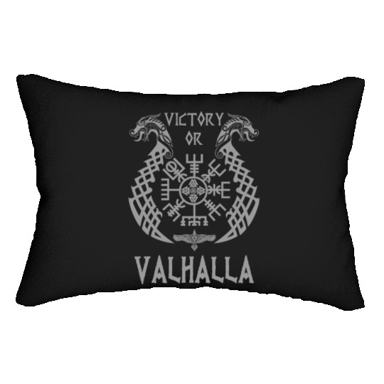 Victory or Valhalla band Lumbar Pillows