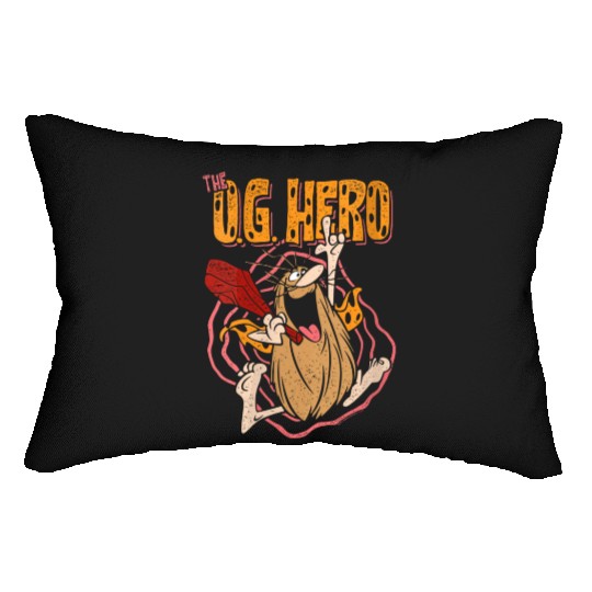 Captain Caveman Og Hero Gift Lumbar Pillows