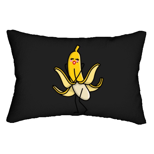 Marilyn, Monroe sexy banana blowing skirt up pun Lumbar Pillows