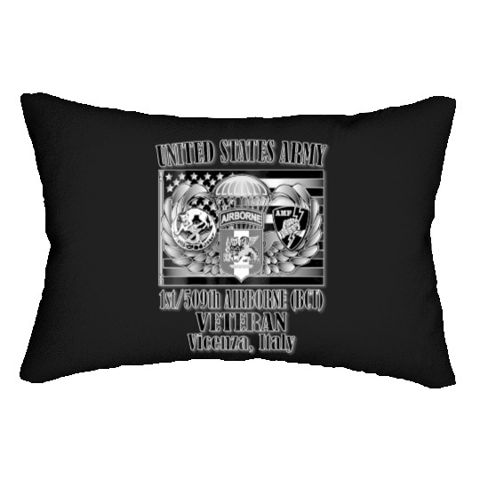 1 509th Airborne BCT Veteran Back Design Lumbar Pillows