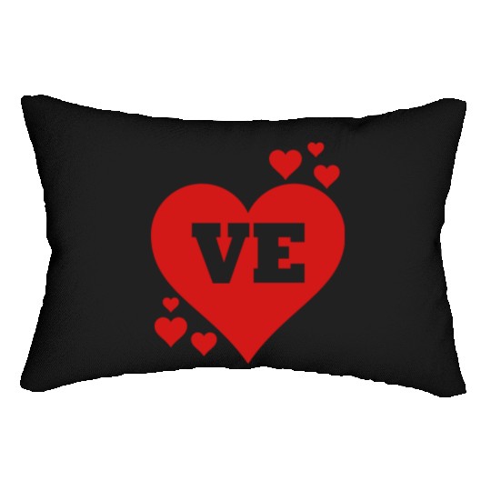 Love Valentine's Day Couple Lumbar Pillows