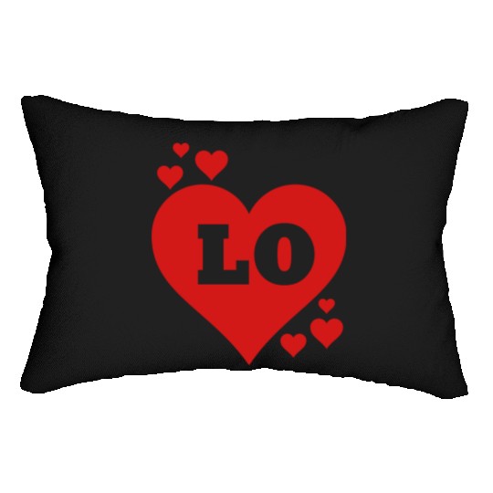 Love Valentine's Day Couple Lumbar Pillows