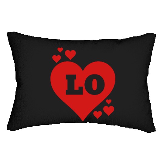 Love Valentine's Day Couple Lumbar Pillows