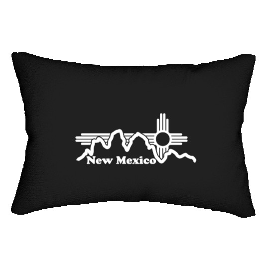 Zia Sun New Mexico Zia Mountains Lumbar Pillows