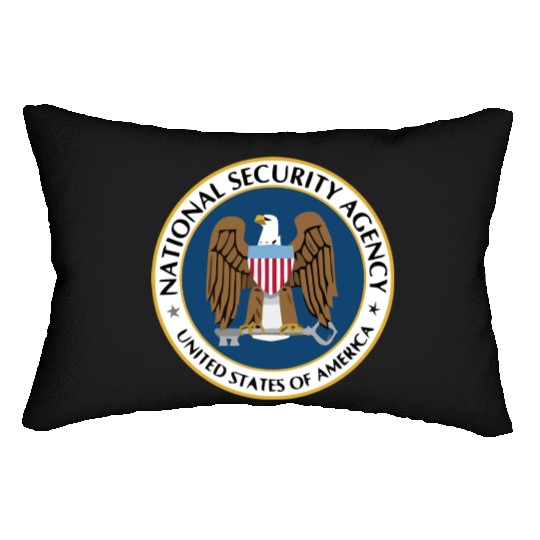 National Security Agency Nsa Military Intelligence Lumbar Pillows